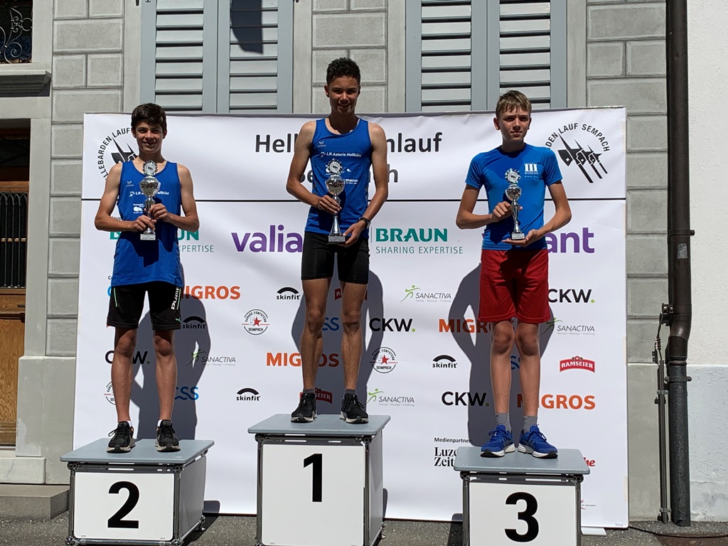 Doppelsieg bei den U16 am Hellebardenlauf